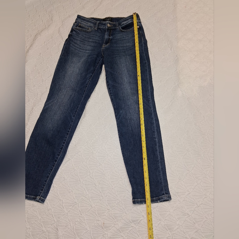 Judy Blue Los Angeles Size 5/27  Dark Wash Skinny Jeans - Picture 9 of 16